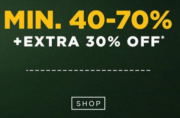 Ajio Epic Deal - Get 40% to 70% Off + Extra 30% Off