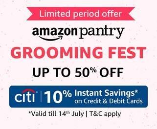 Amazon Pantry Grooming Fest - Get Upto 50% Off