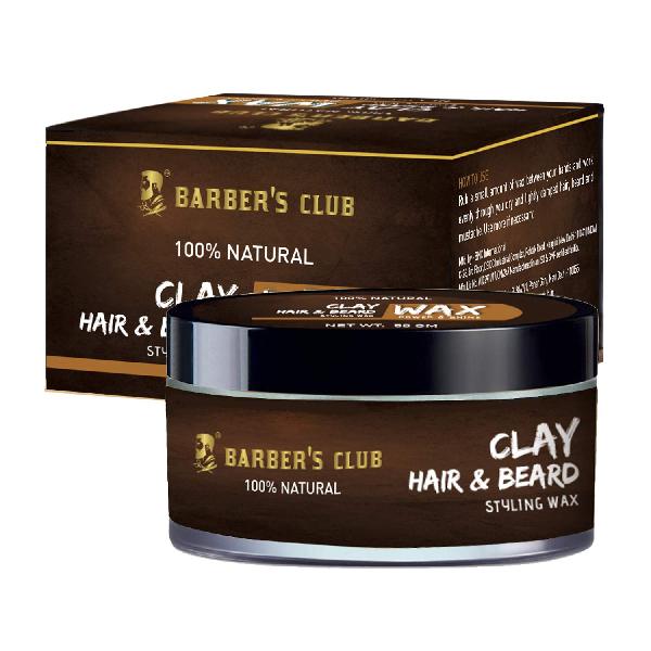 Barber's Club Beard and Moustache Wax with Tea Tree Oil - 50 g at Rs 109/-