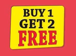 Buy 1 Get 2 Free on Brand Factory(FREE2)