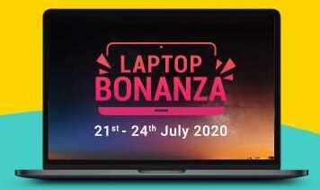 Flipkart Laptop Bonanza sale + Extra 10% Discount | 21st - 24th July 2020