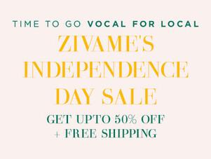 Zivame Independence Day Sale - get upto 50% Off + Free shipping